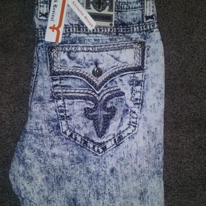 Mens Rock Revival Jeans